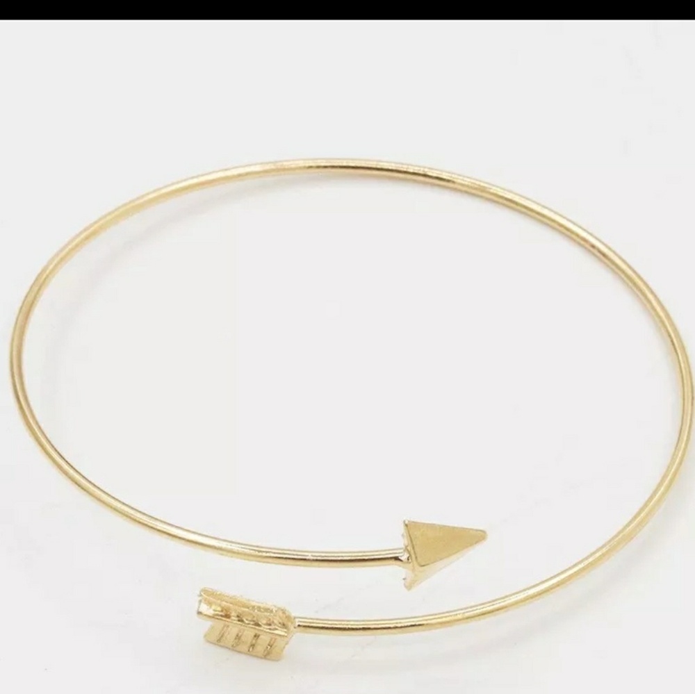 Arrow bangles bracelets gold